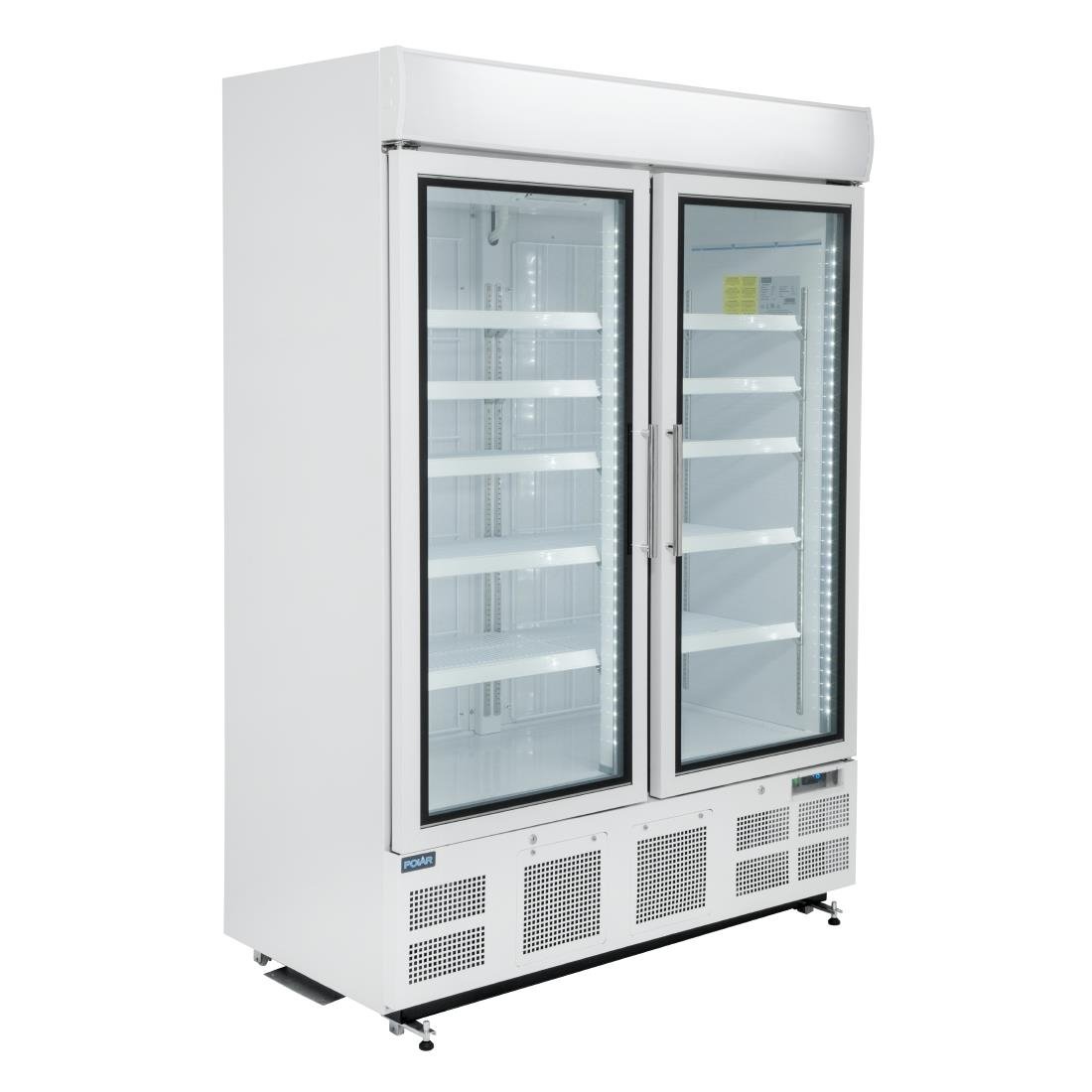 Image of Polar G-Series Upright Display Freezer White - 920Ltr