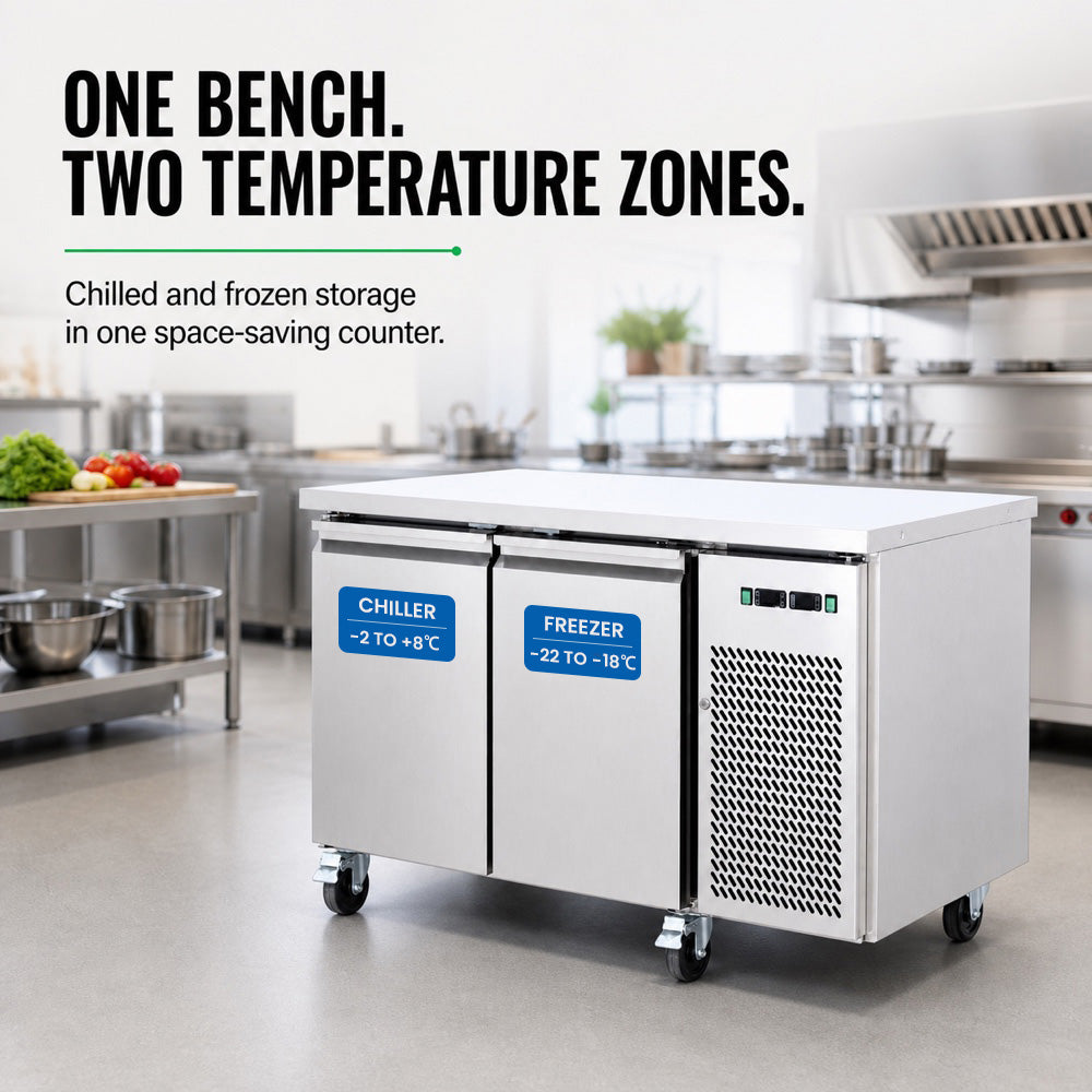 Image of Thermaster GN2100DT Dual-Temperature GN Counter Refrigerator