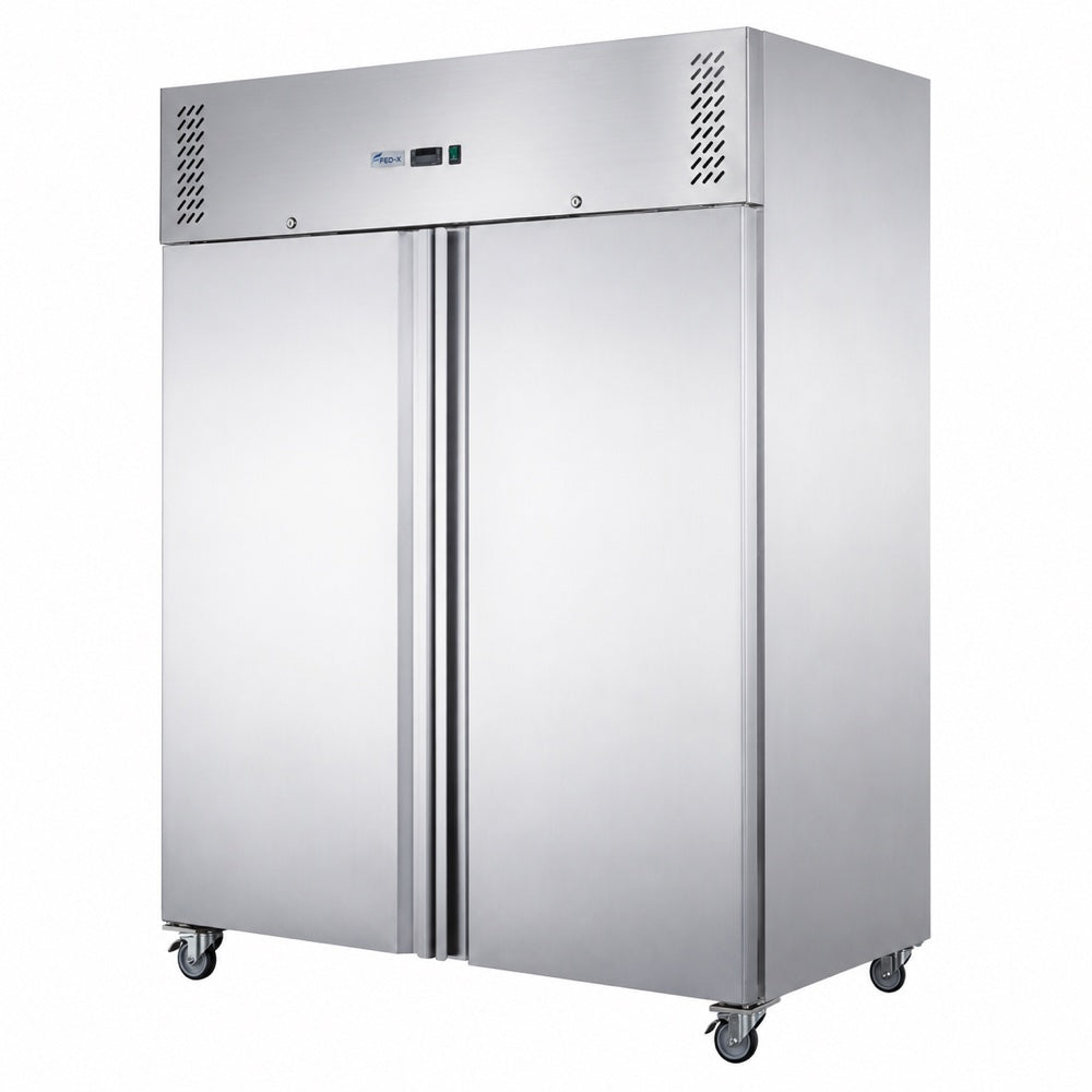 Image of FED-X XURF1200SFV S/S Two Full Door Upright Freezer