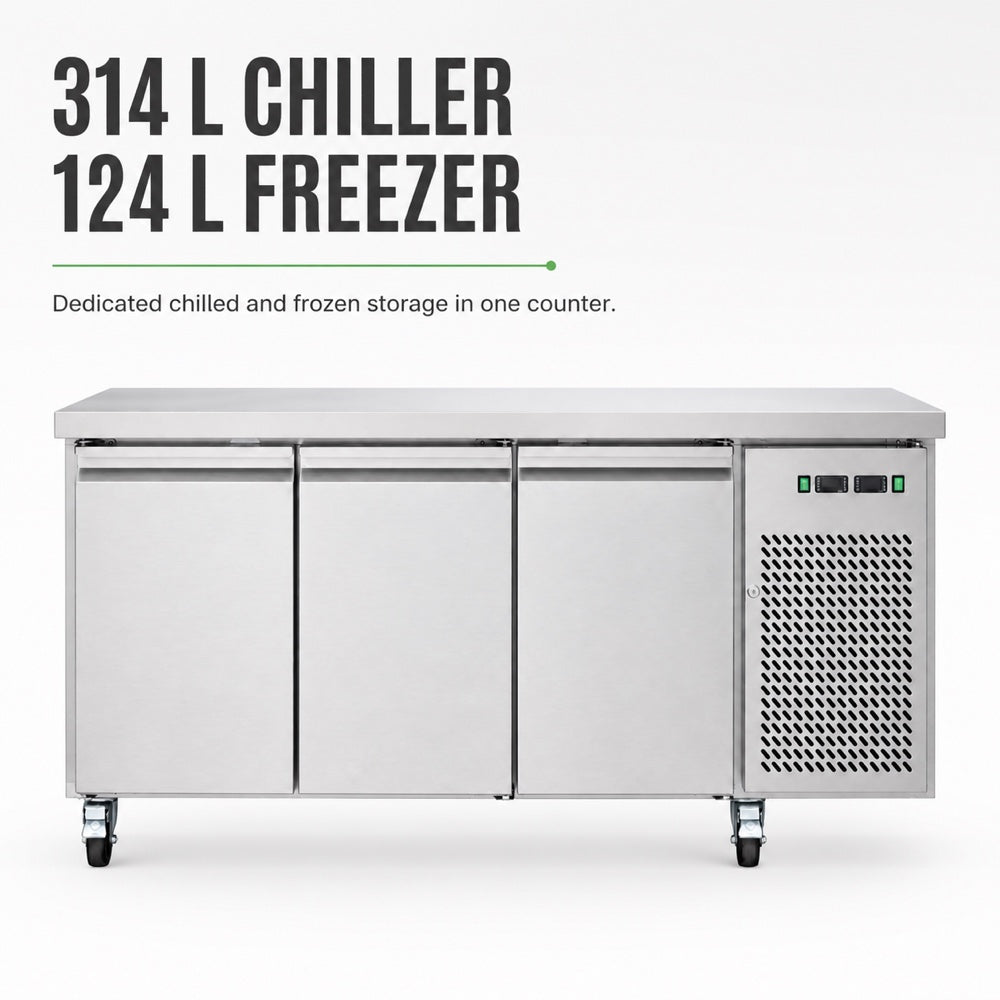 Image of Thermaster GN3100DT Dual-Temperature GN Counter Refrigerator