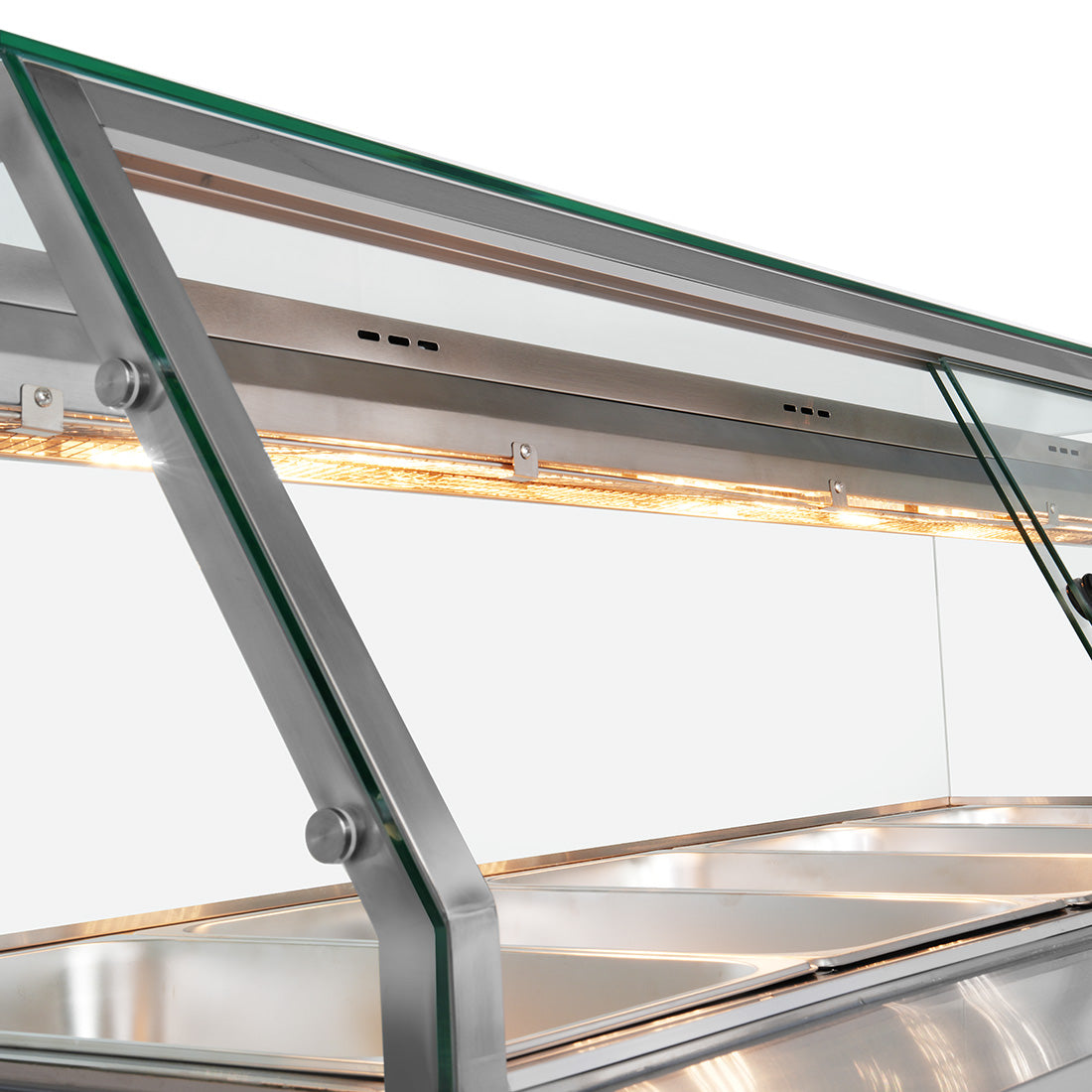 Image of Thermaster PG180FE-XG Wet and Dry Bain Marie Display 5x1/1 GN Pans
