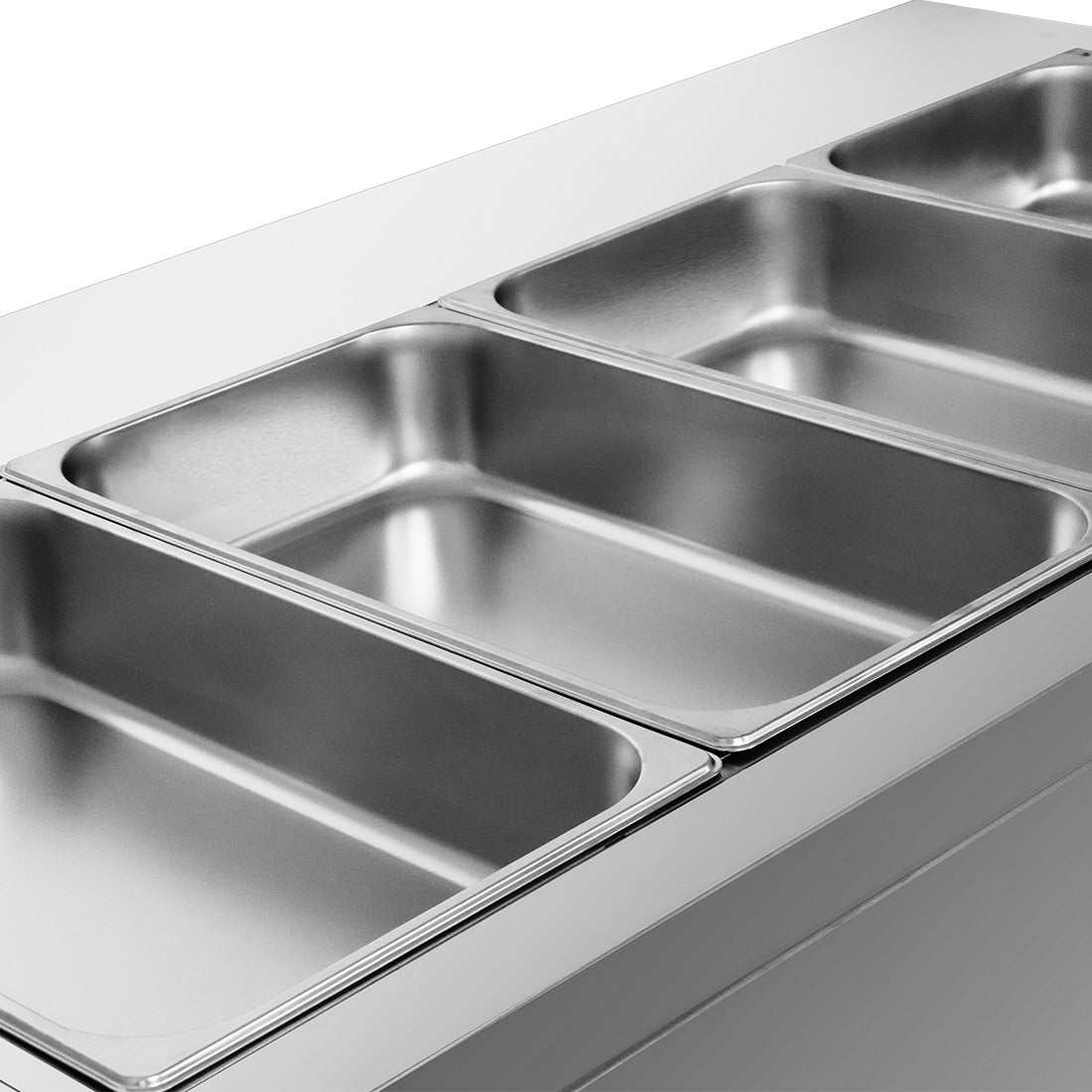 Image of Thermaster Premium Wet and Dry Bain Marie Food Display 4x1/1 GN Pans PG150FE-XB