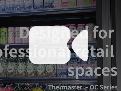 Image of Thermaster OC-1220B Supermarket Open Beverage Display