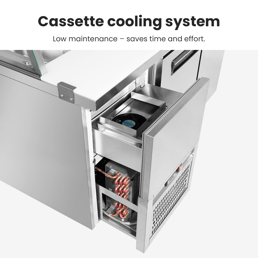Image of Thermaster SCB/18 two large door DELUXE Sandwich Bar