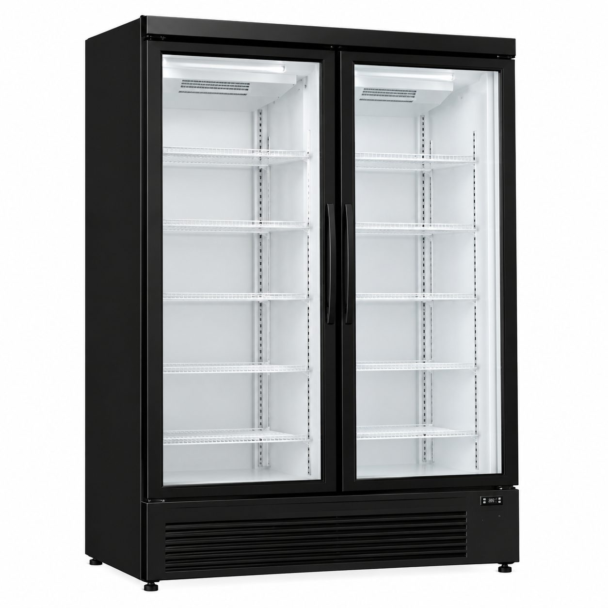 Image of Thermaster LG-1000BGBM Double Door Supermarket Fridge