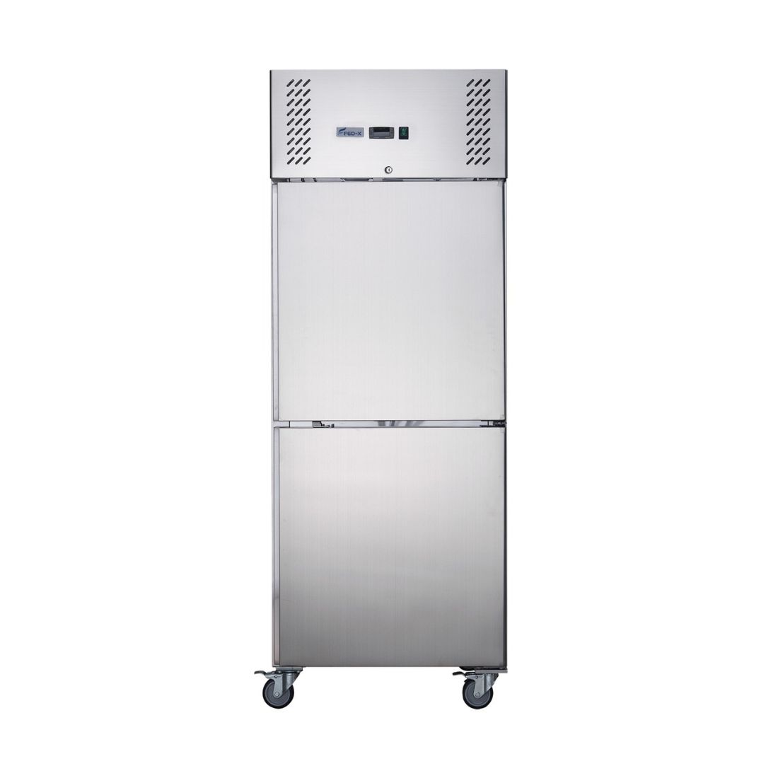 Image of FED-X XURF650S1V S/S Split Two-Door Upright Freezer
