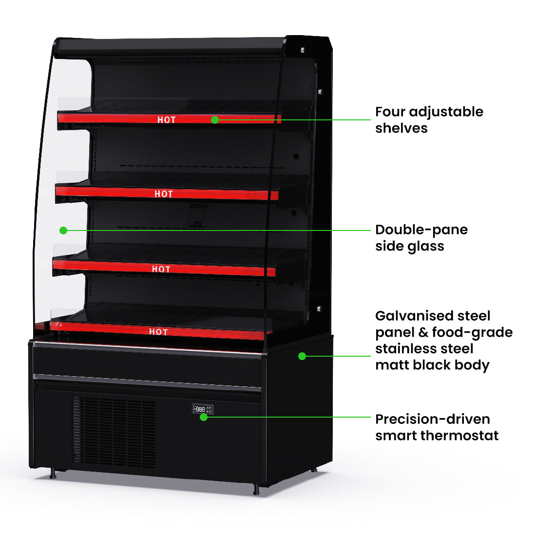 Image of Thermaster DC-900H Grab & Go Hot Cabinet