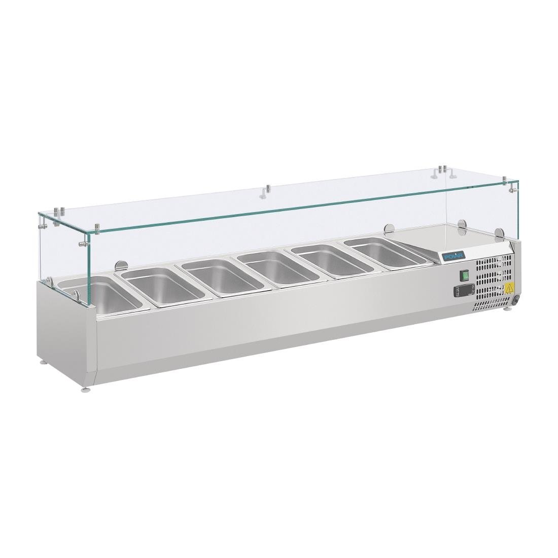 Image of Polar G-Series Countertop Prep Fridge - 6 x GN 1/4