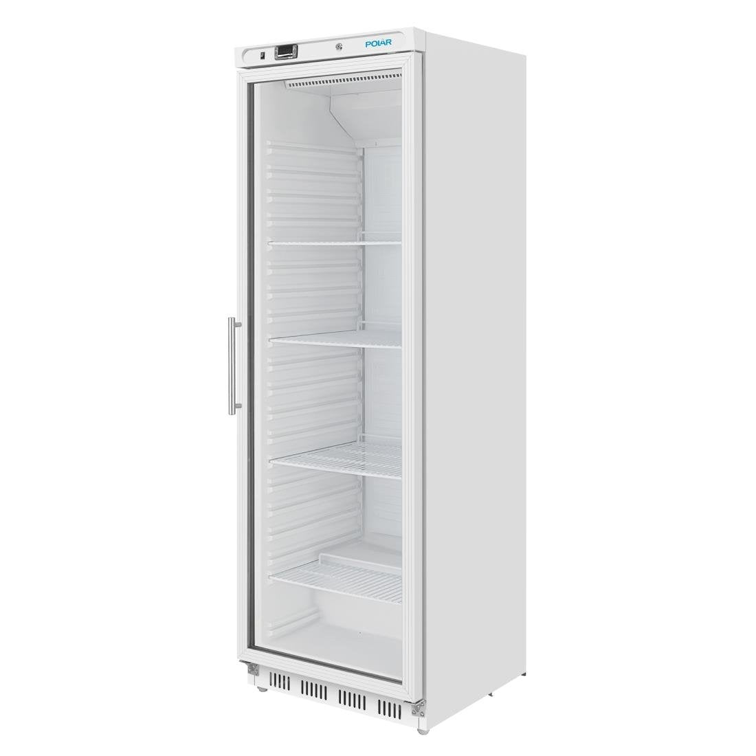 Image of Polar C-Series Upright Display Fridge White - 400Ltr