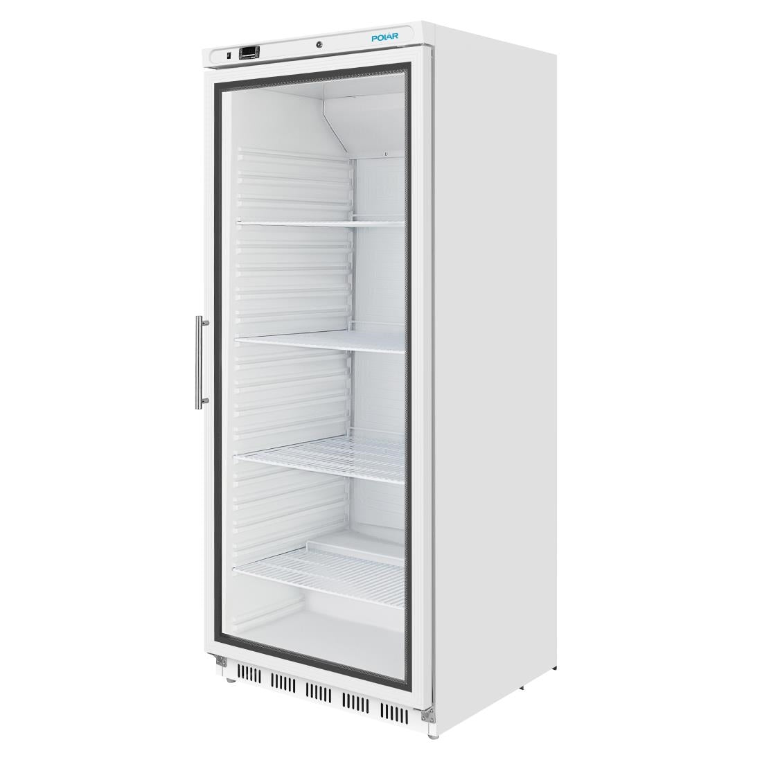 Image of Polar C-Series Upright Display Fridge White - 600Ltr