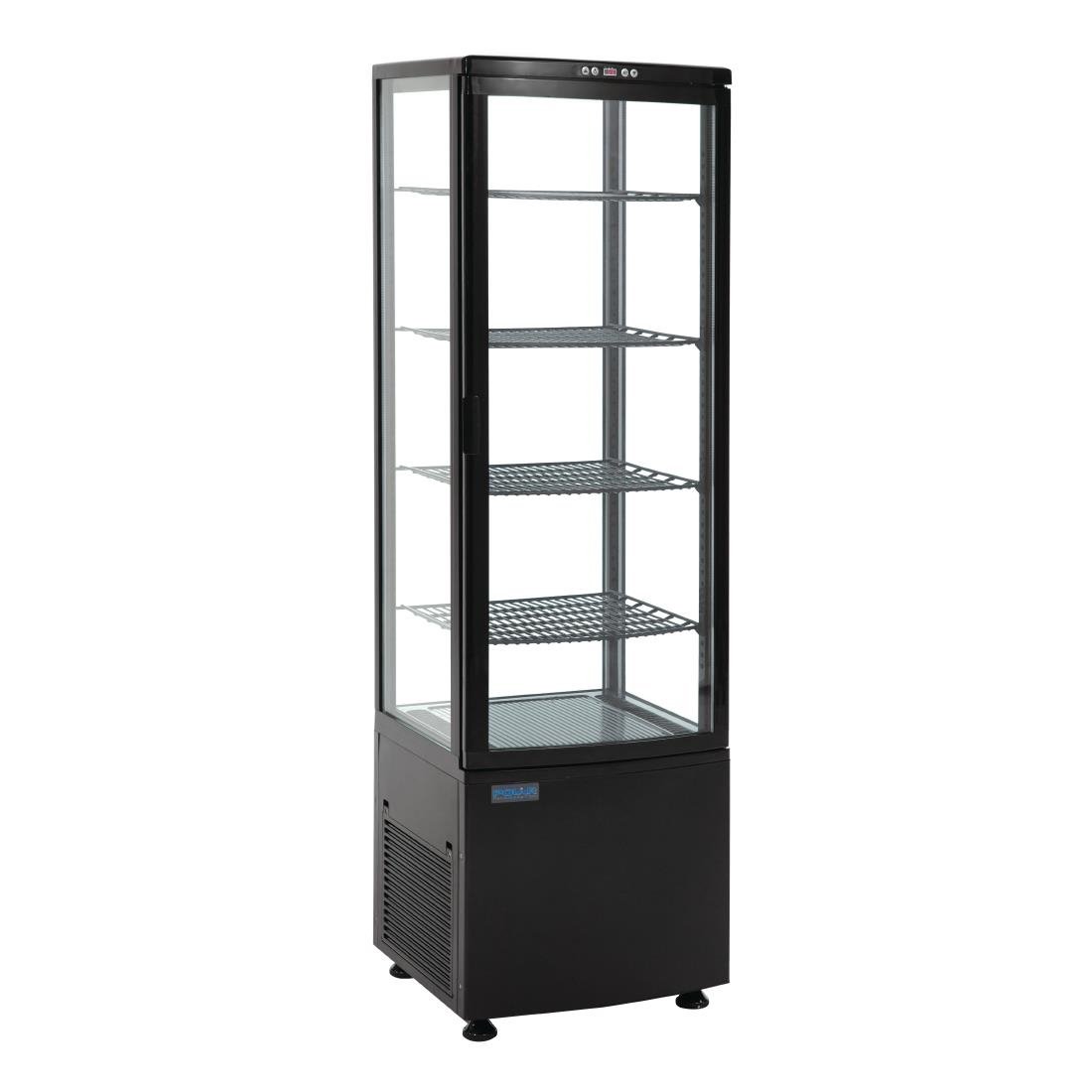 Image of Polar C-Series Curved Door Display Fridge 235Ltr Black