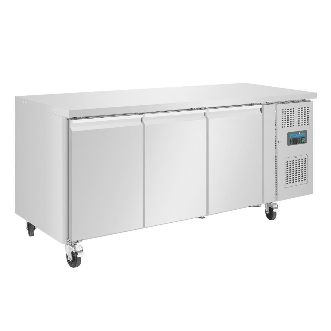 Image of Polar U-Series Triple Door Counter Freezer 417Ltr