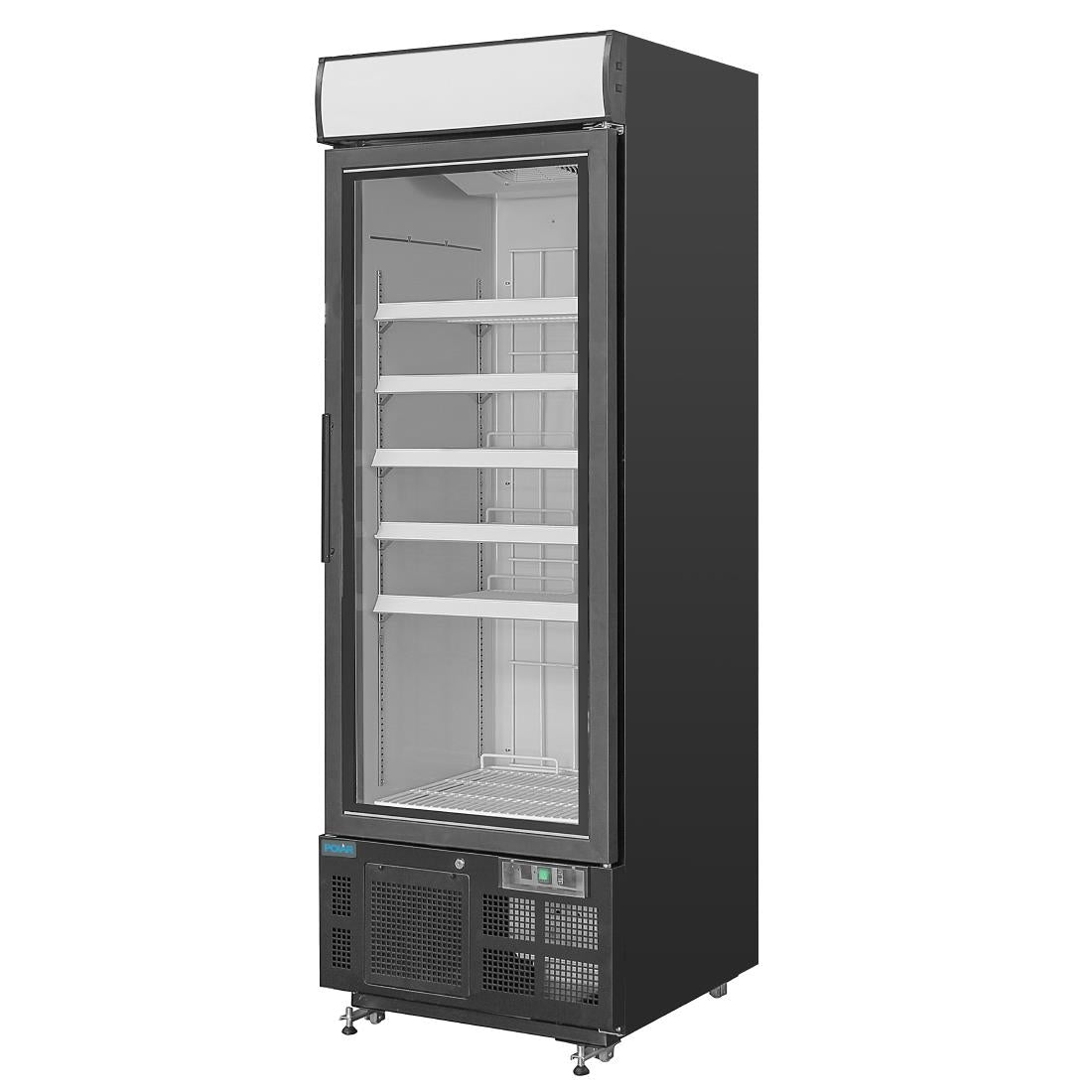 Image of Polar G-Series Upright Display Freezer Black - 412Ltr