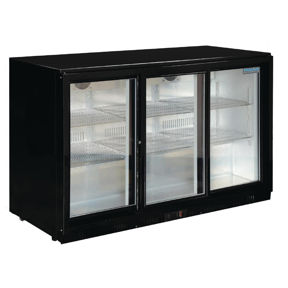 Image of Polar G-Series Back Bar Cooler with 3 Sliding Doors 330Ltr