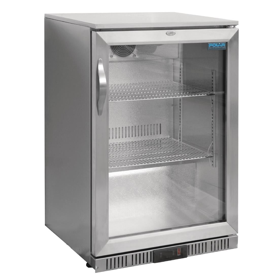 Image of Polar G-Series Back Bar Cooler with Hinged Door Stainless Steel - 138Ltr