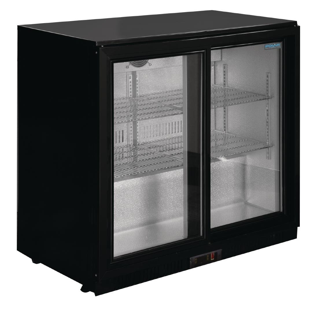 Image of Polar G-Series Back Bar Cooler with Sliding Doors 198Ltr