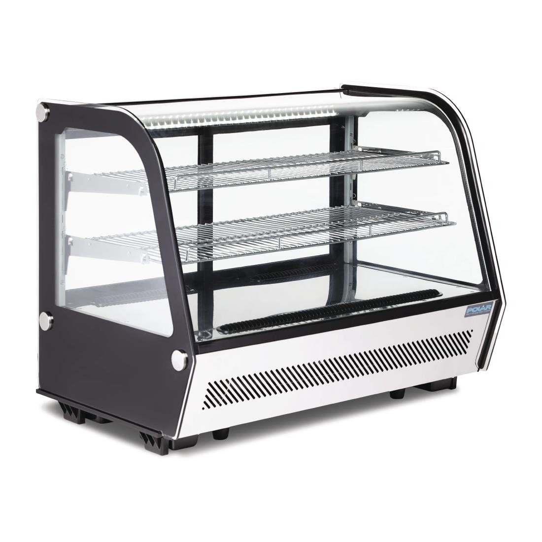 Image of Polar G-Series Energy Efficient Countertop Food Display Fridge Black - 160Ltr