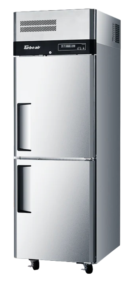 Image of Turbo Air KF25-2-N 2 Half Doors Upright Freezer 572L