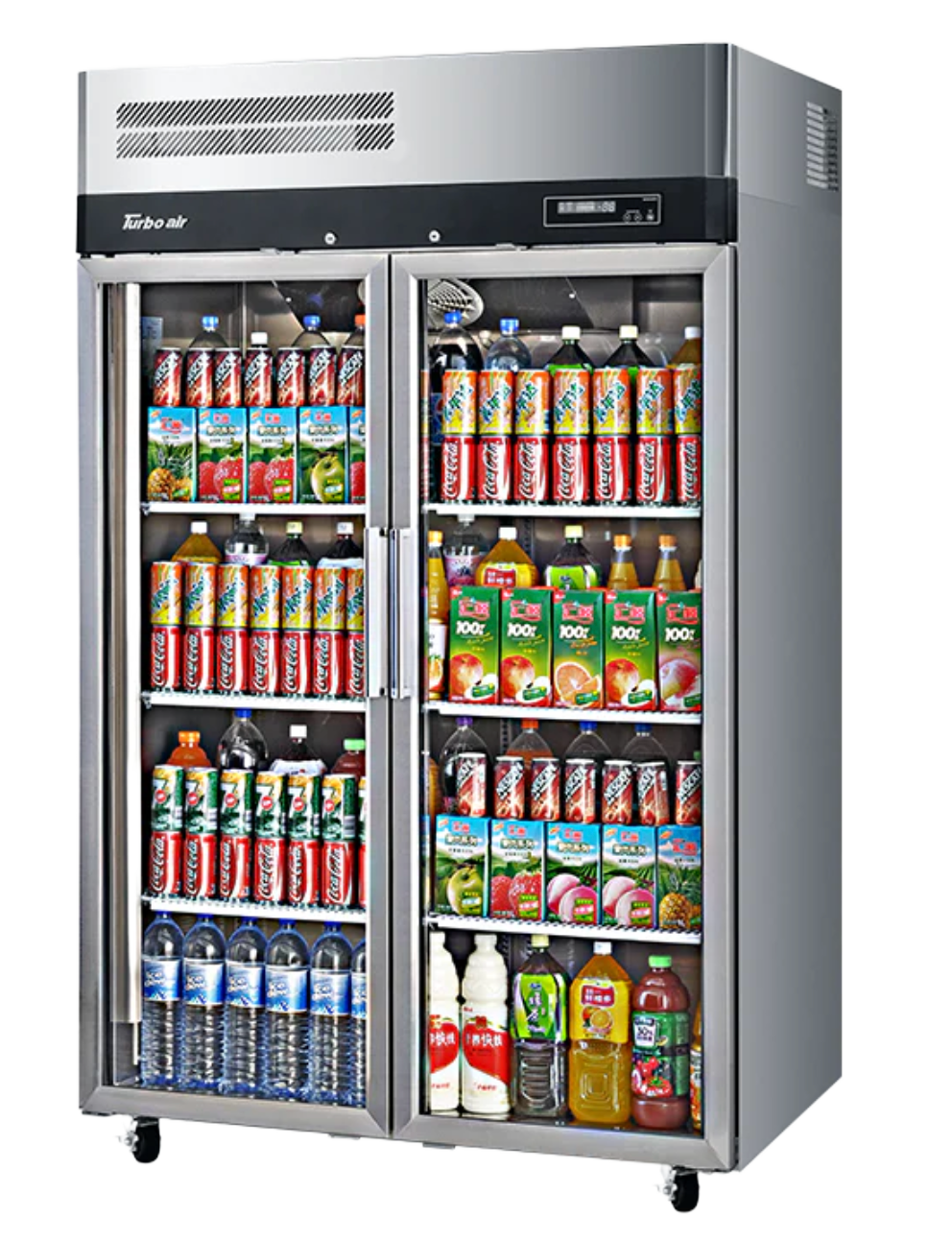 Image of Turbo Air KF45-2G-N 2 Glass Doors Upright Freezer 1215L