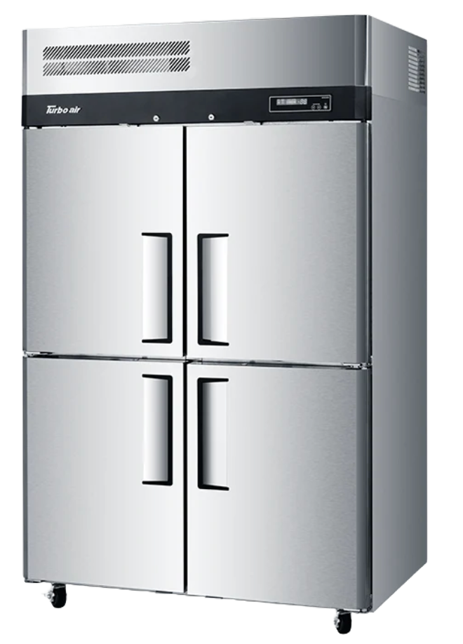 Image of Turbo Air KF45-4-N 4 Half Doors Upright Freezer 1210L