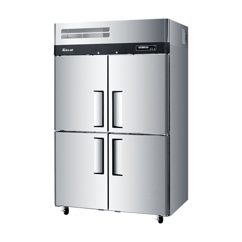 Image of Turbo Air KRF45-4H-N 4 Half Doors Upright Fridge/Freezer 576L
