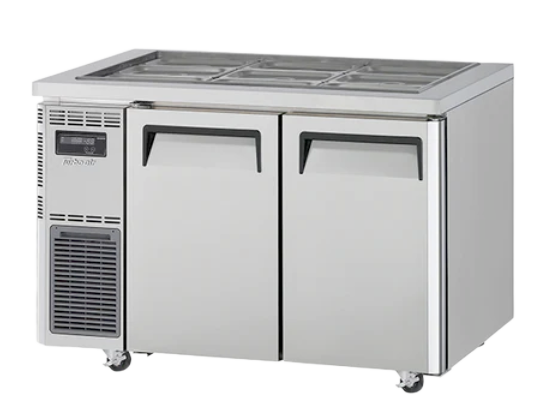 Image of Turbo Air KSR12-2-N 2 Solid Doors Underbench Salad Prep Fridge 309L