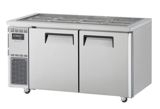 Image of Turbo Air KSR15-2-N 2 Solid Doors Underbench Salad Prep Fridge 420L