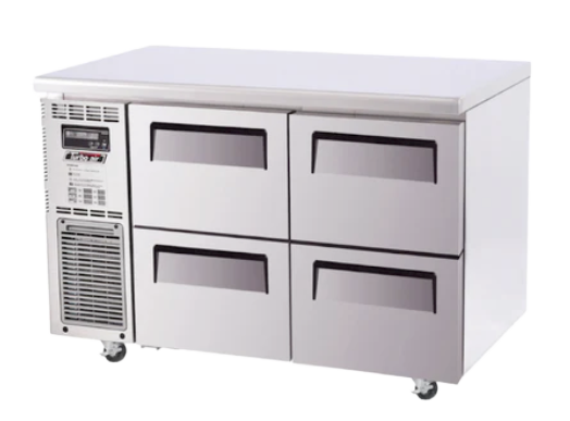 Image of Turbo Air KUF12-2D-4-N 4 Drawers Underbench Freezer 311L