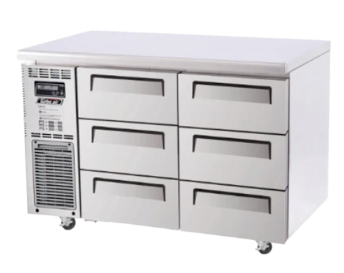 Image of Turbo Air KUF12-3D-6-N 6 Drawers Underbench Freezer 311L