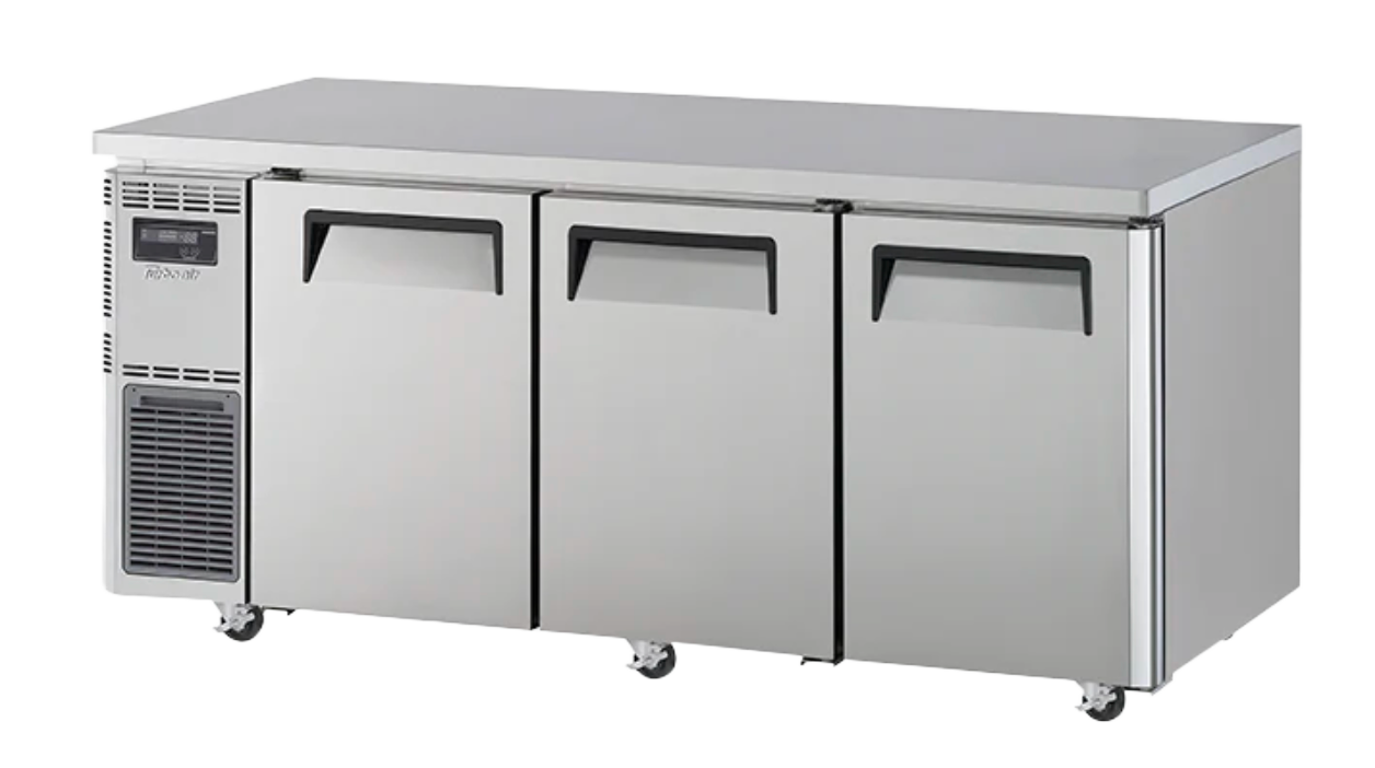Image of Turbo Air KUF18-3-N 3 Solid Doors Underbench Freezer 538L