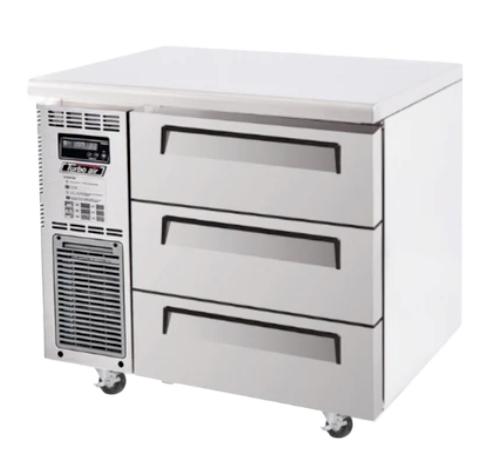 Image of Turbo Air KUF9-3D-3-N 3 Drawers Underbench Freezer 198L