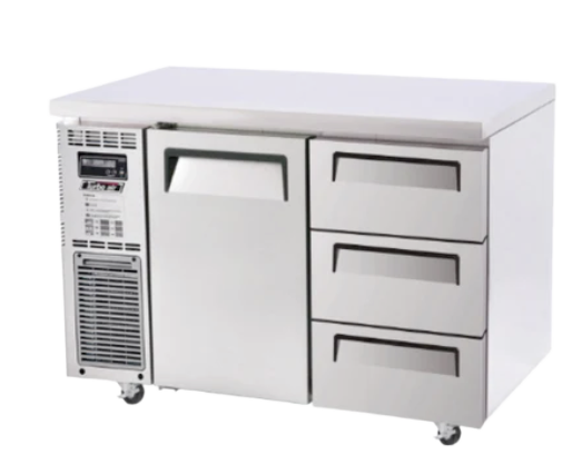 Image of Turbo Air KUR12-3D-3-N 1 Door 3 Drawers Underbench Fridge 311L