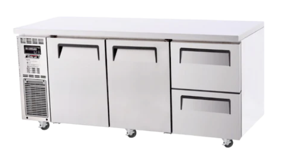Image of Turbo Air KUR18-2D-2-N 2 Doors 2 Drawers Underbench Fridge 538L