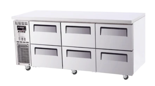Image of Turbo Air KUR18-2D-6-N 6 Drawers Underbench Fridge 538L