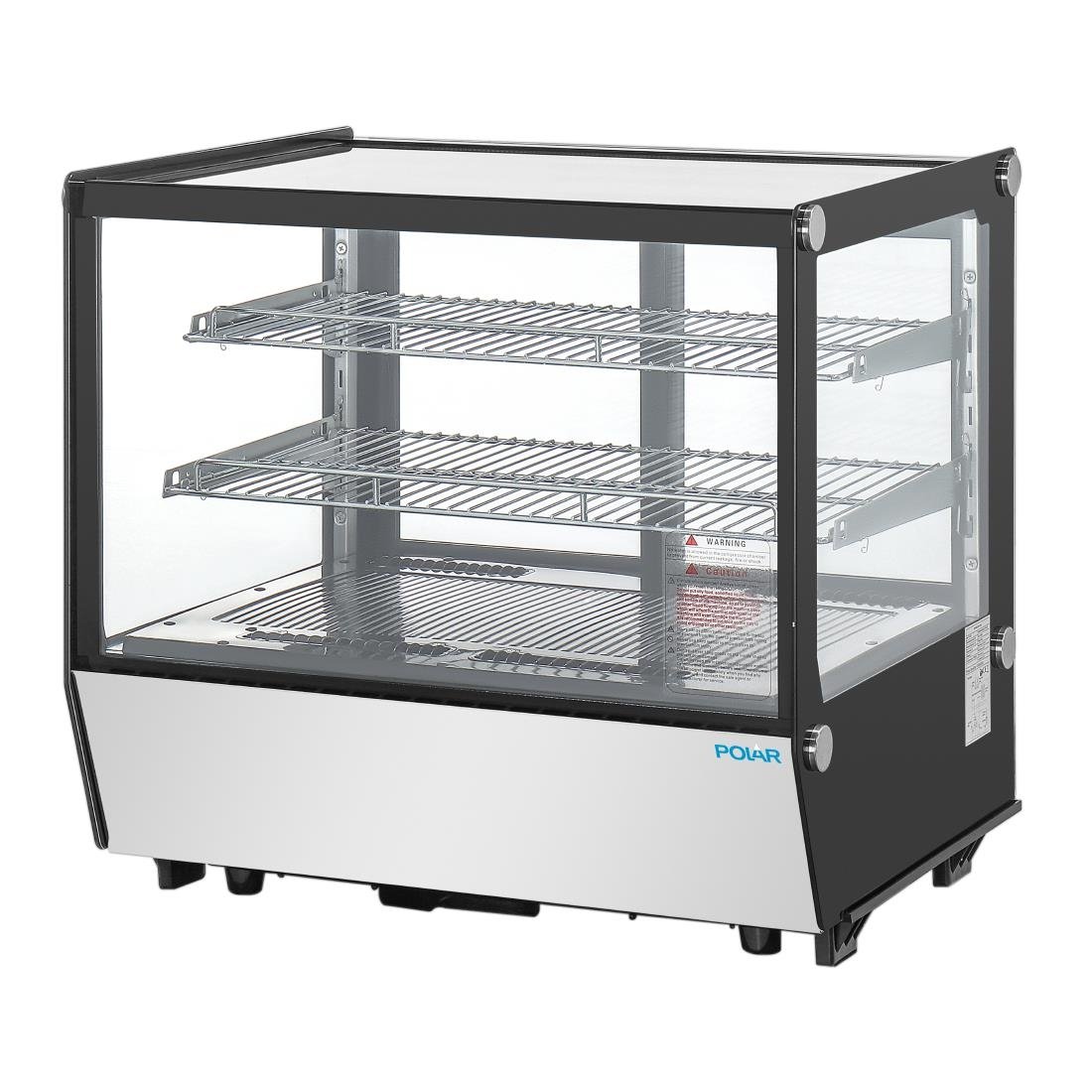 Image of Polar G-Series Counter Display Merchandiser Square Glass - 120Ltr
