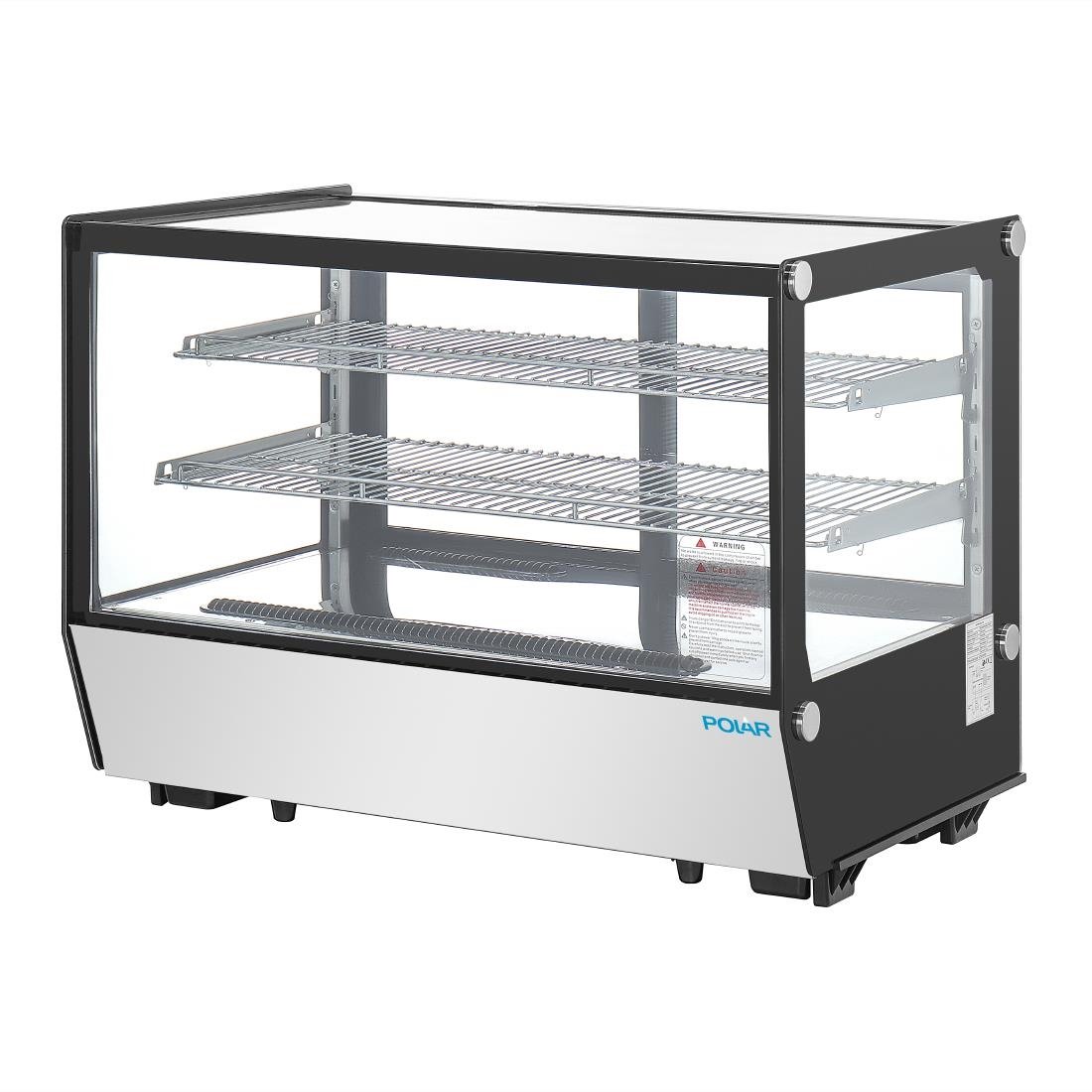 Image of Polar G-Series Counter Display Merchandiser Square Glass - 160Ltr