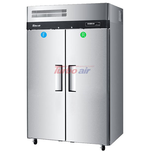 Image of Turbo Air KRF45-2H-N 2 Solid Doors Upright Dual Fridge/Freezer