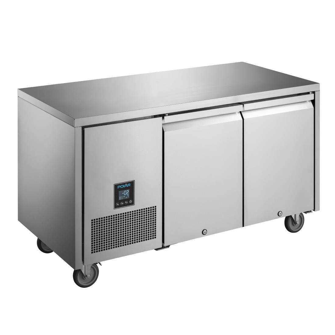 Image of Polar U series Premium 2 Door Counter Refrigerator
