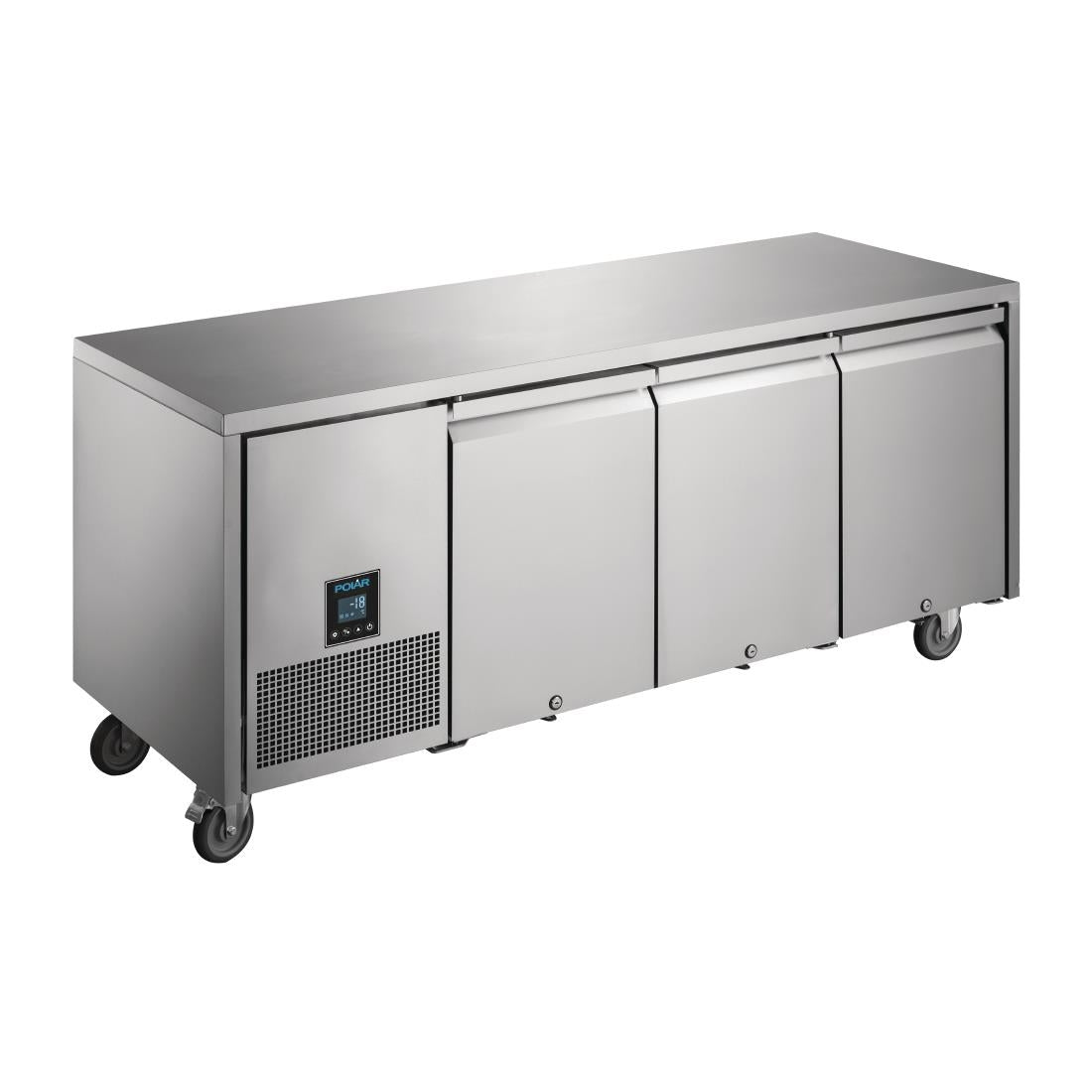 Image of Polar U series Premium 3 Door Counter Freezer