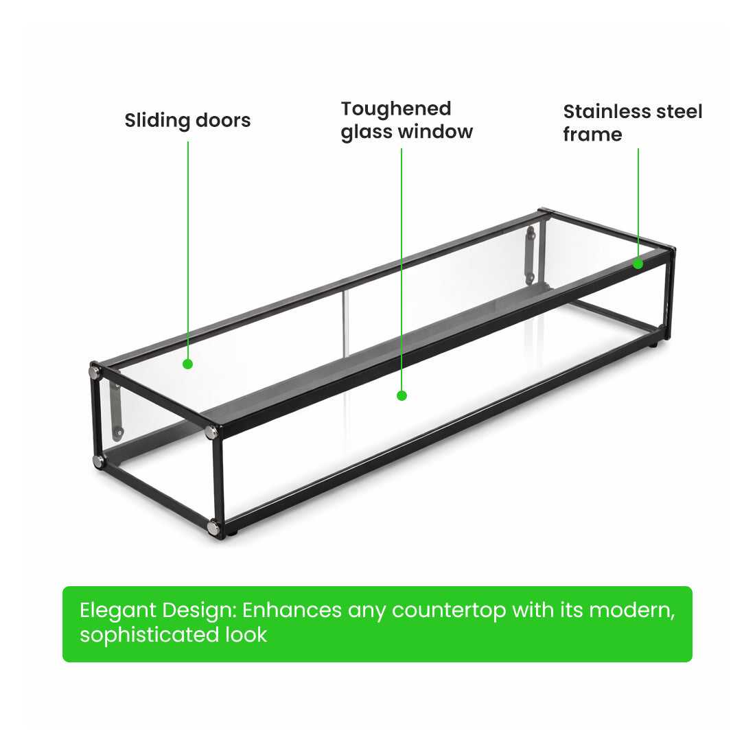 Image of Bonvue Pre-assembled Single Layer Ambient Showcase AD1-1200