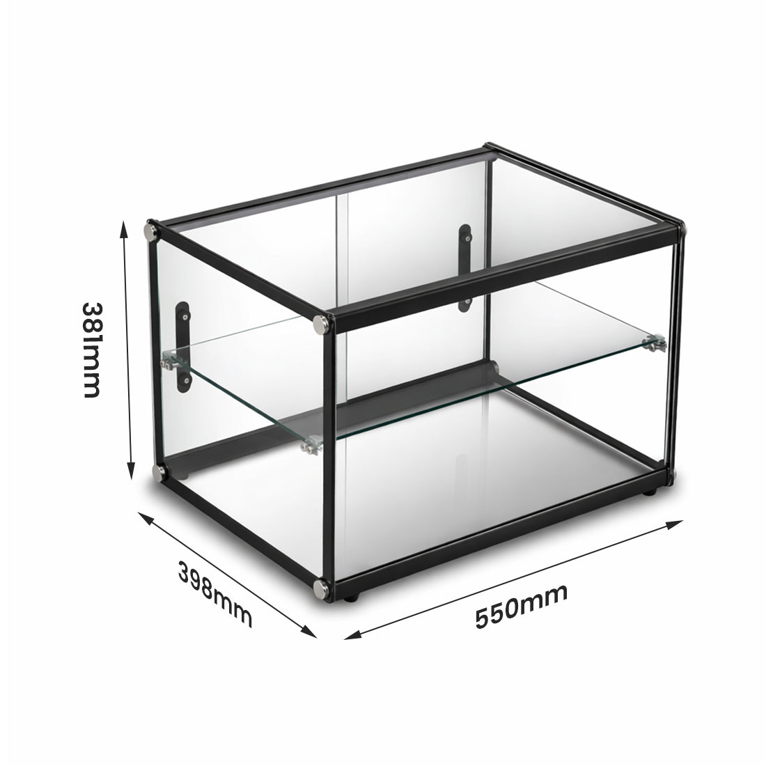 Image of Bonvue AD2-550 Pre-assembled Two Layer Ambient Showcase