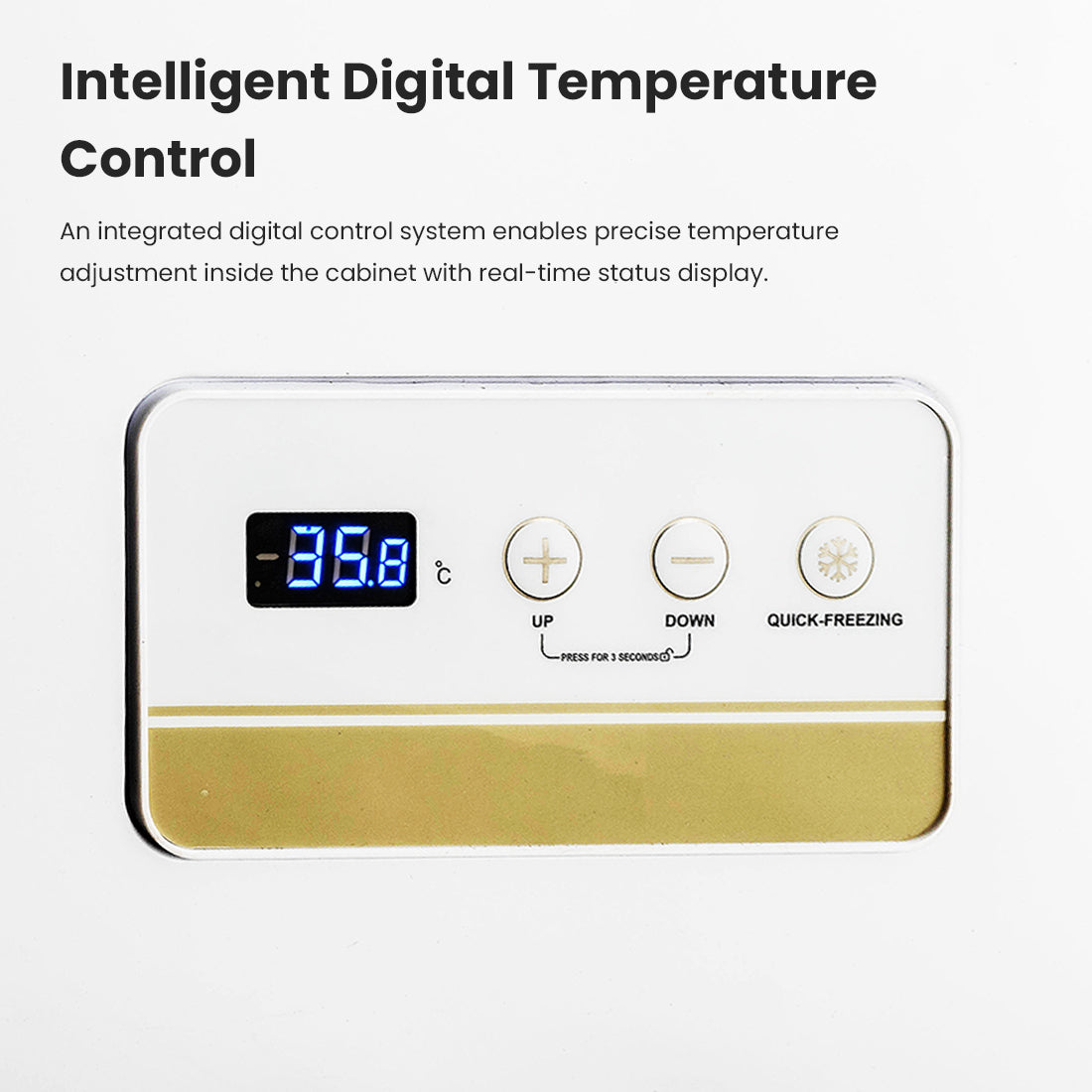 Image of Thermaster BD600F 600L Chest Freezer with Stainless Steel Lid