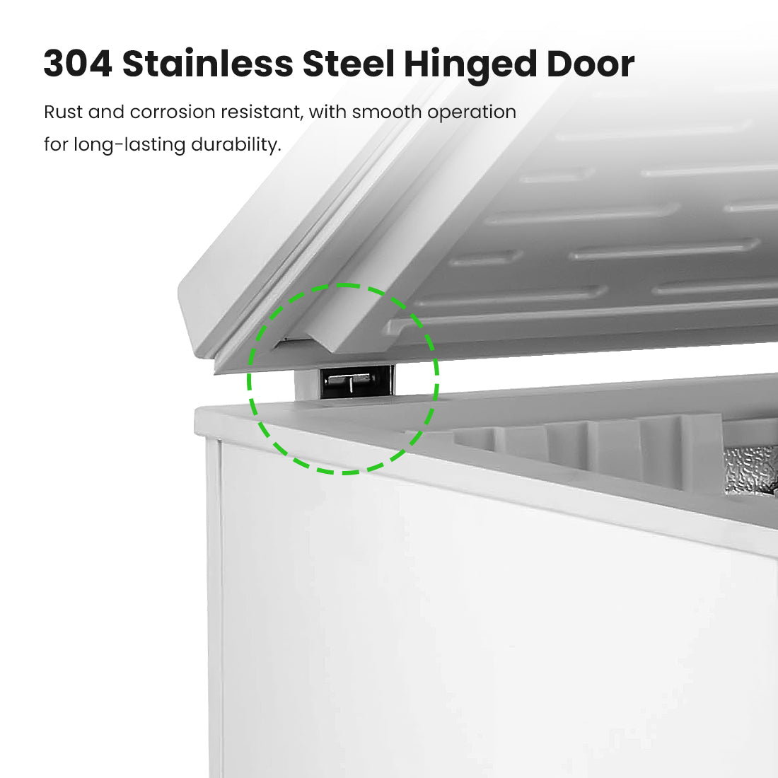 Image of Thermaster BD520F 520L Chest Freezer with Stainless Steel Lid
