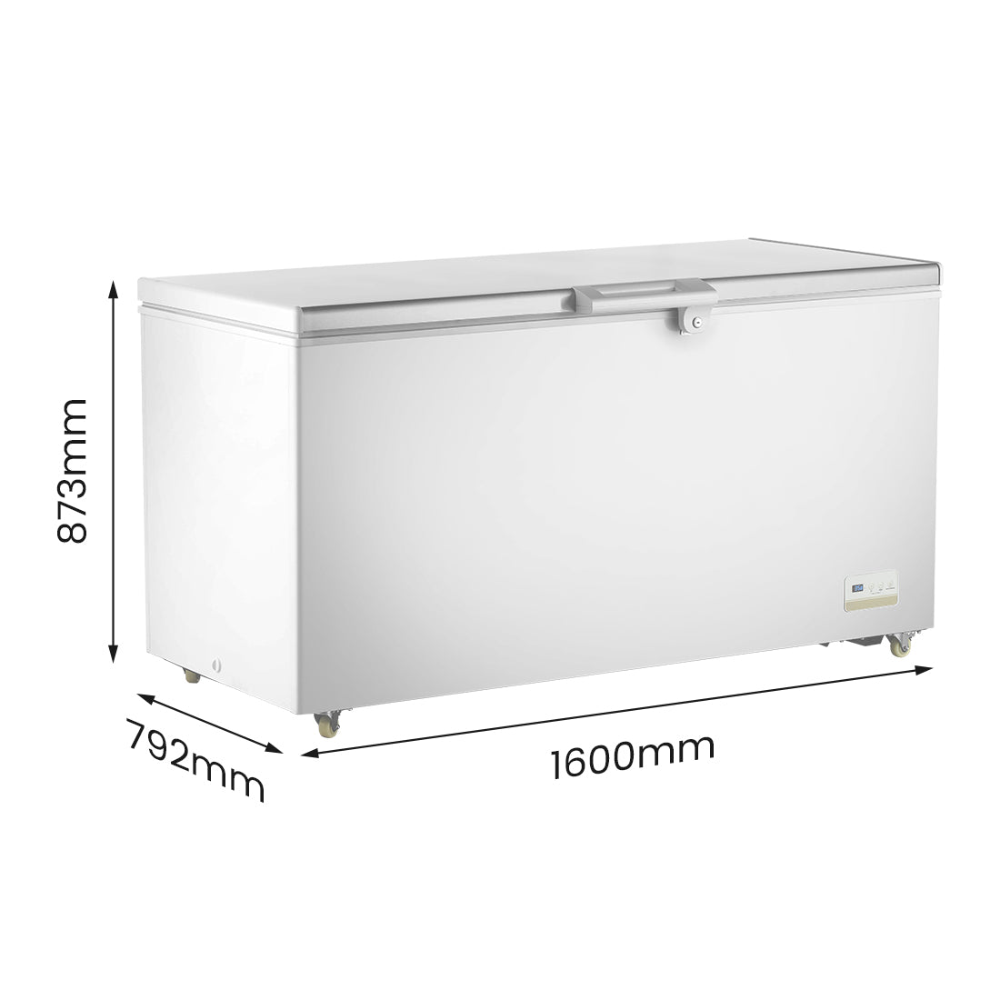 Image of Thermaster BD520F 520L Chest Freezer with Stainless Steel Lid