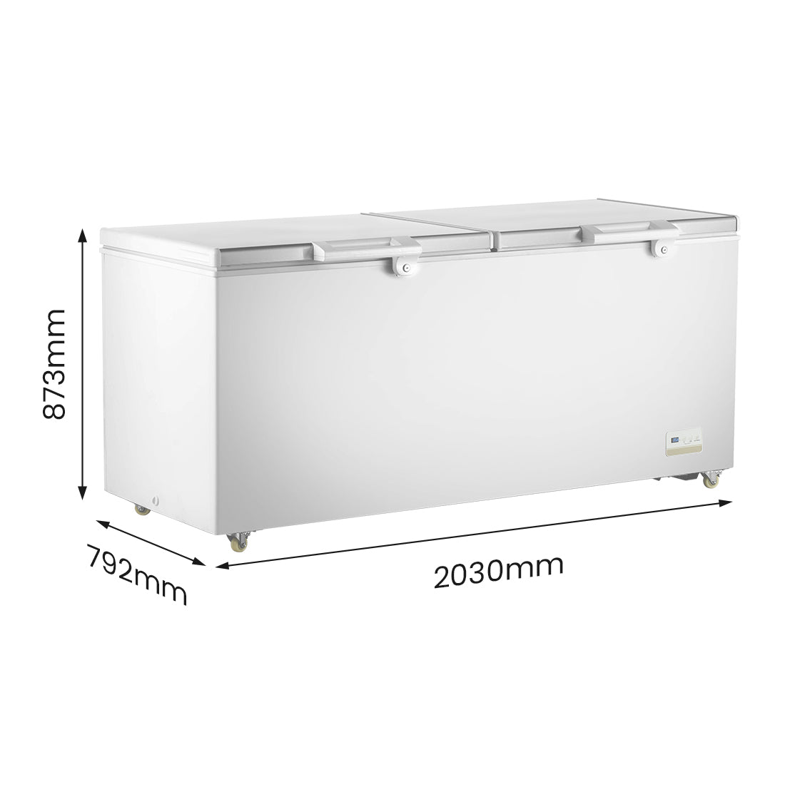Image of Thermaster BD750F 750L Chest Freezer with Stainless Steel Lid