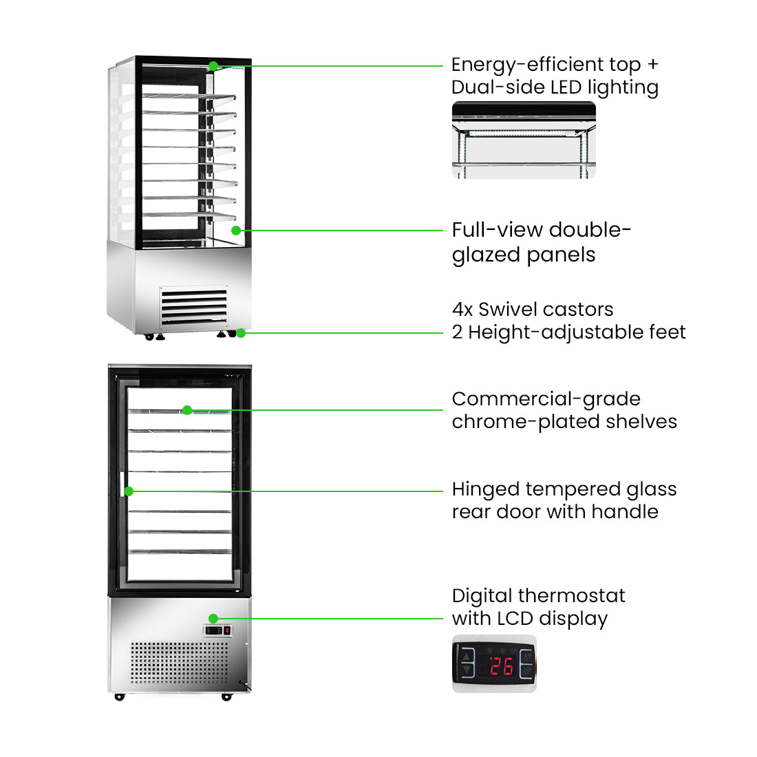 Image of Bonvue BDC-510 Ambient Bakery Display Cabinet
