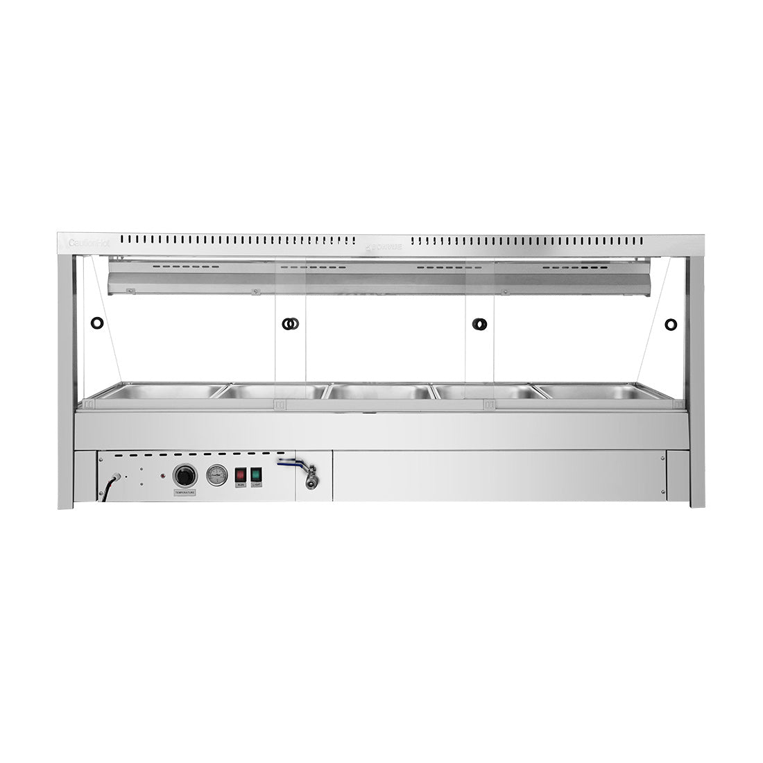 Image of Bonvue Angled Countertop Wet and Dry Bain Marie BM17TC