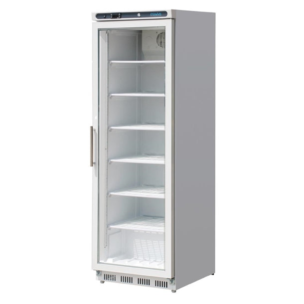 Image of Polar CB921-A C-Series Glass Door Display Freezer White 365Ltr