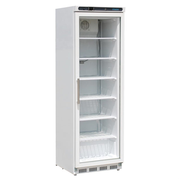 Image of Polar CB921-A C-Series Glass Door Display Freezer White 365Ltr