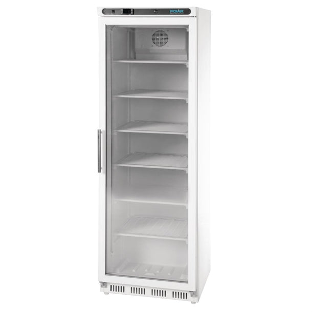 Image of Polar CB921-A C-Series Glass Door Display Freezer White 365Ltr